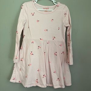 Pink skater dress long sleeve - 4/5 cat & jack
